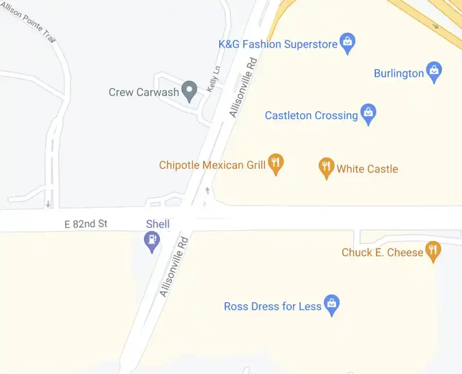 Allisonville Road and 86th/82nd Streets Allisonville Road and 86th/82nd Streets