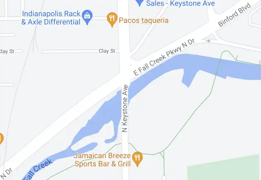 Keystone Avenue and Fall Creek Parkway Keystone Avenue and Fall Creek Parkway