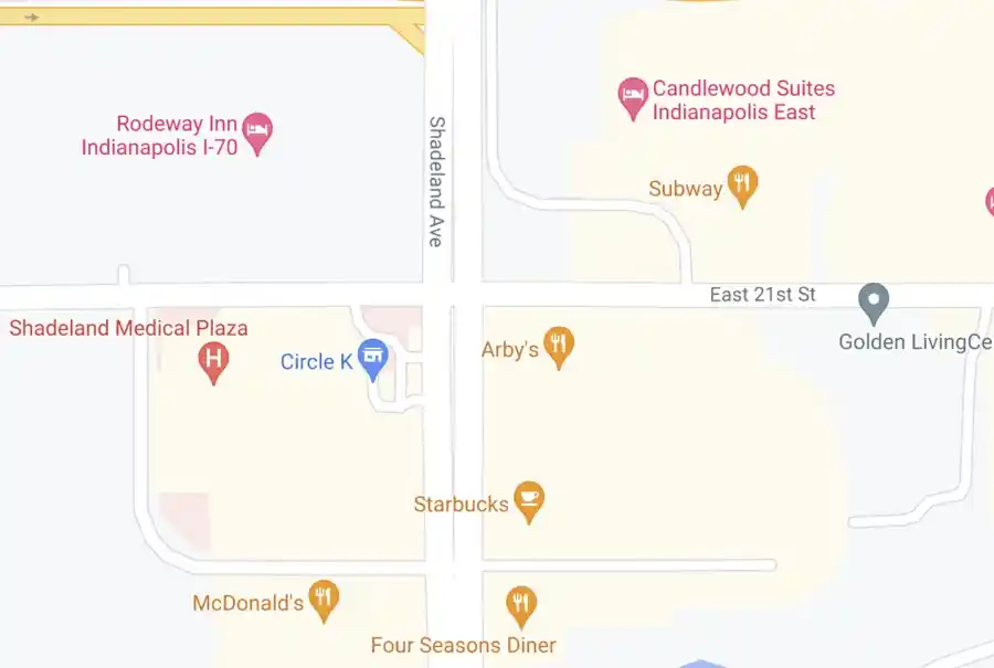 21st Street and Shadeland Avenue 21st Street and Shadeland Avenue