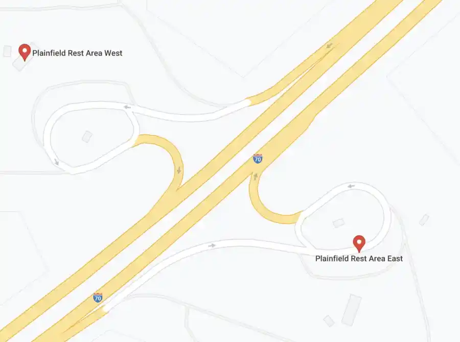 Interstate 70 at Plainfield Exit