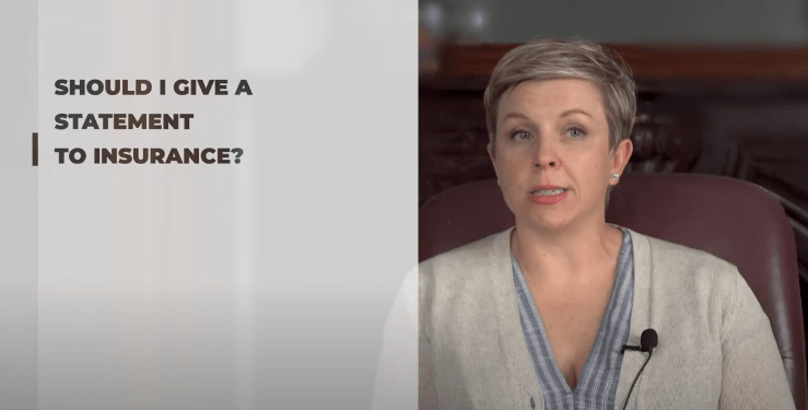 video about giving a recorded statement to insurance companies